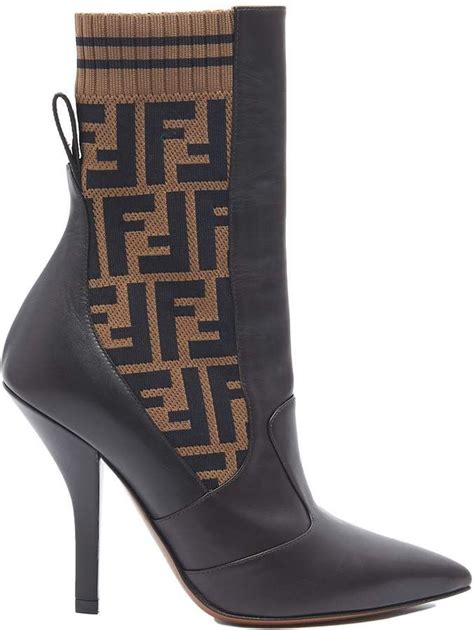 botas largas fendi|Fendi Women's Designer Booties .